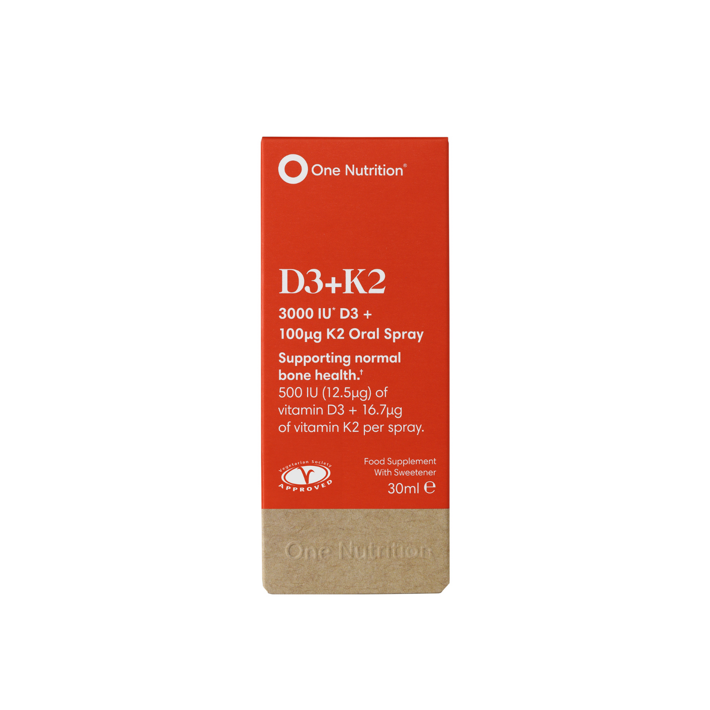 One Nutrition purškalas su vitaminais D3 ir K2