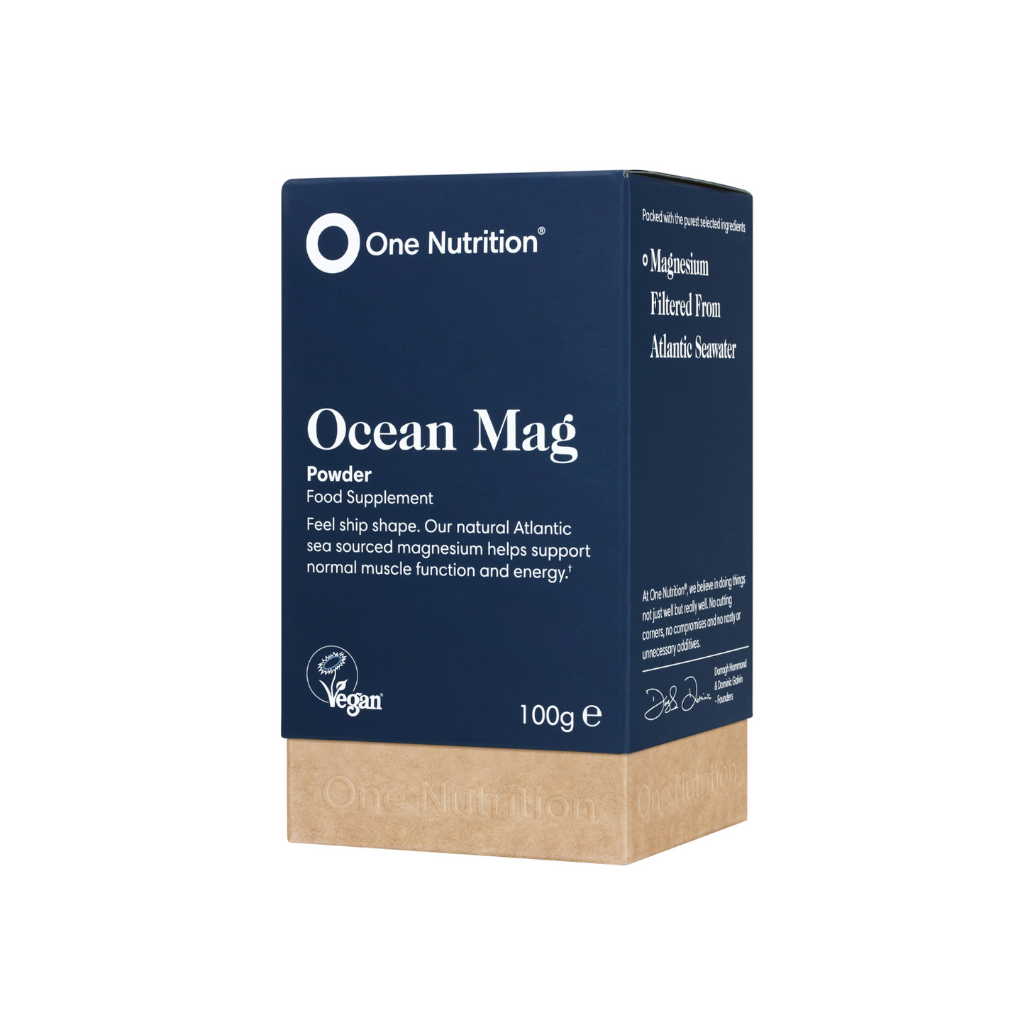 One Nutrition Ocean Mag - Natūralus magnis iš Atlanto 100g Milteliai