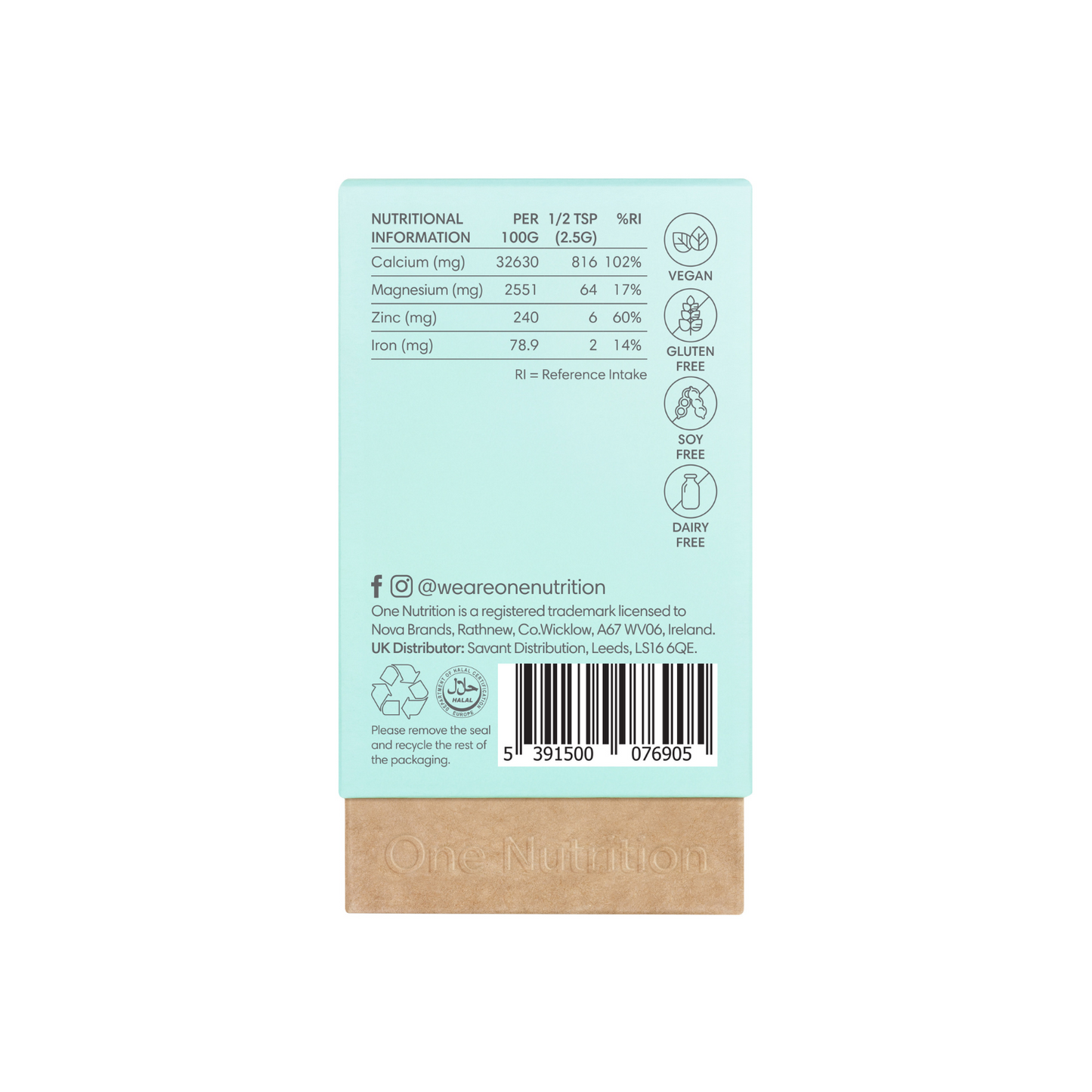 One Nutrition Vandenyno pH (Ocean pH) - 150g Milteliai