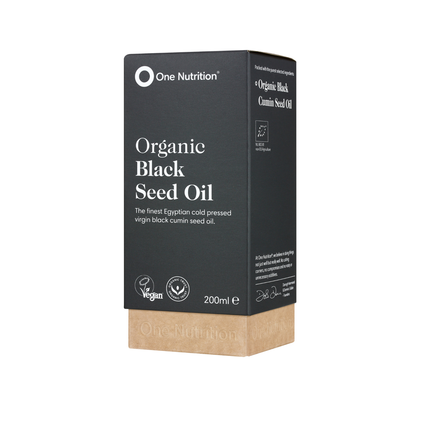 One Nutrition ekologiškas juodgrūdžių aliejus (Organic Black Seed Oil)