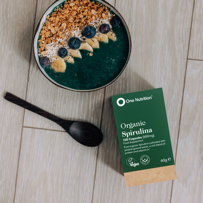 One Nutrition Ekologiška Spirulina 100 veg. kapsulių