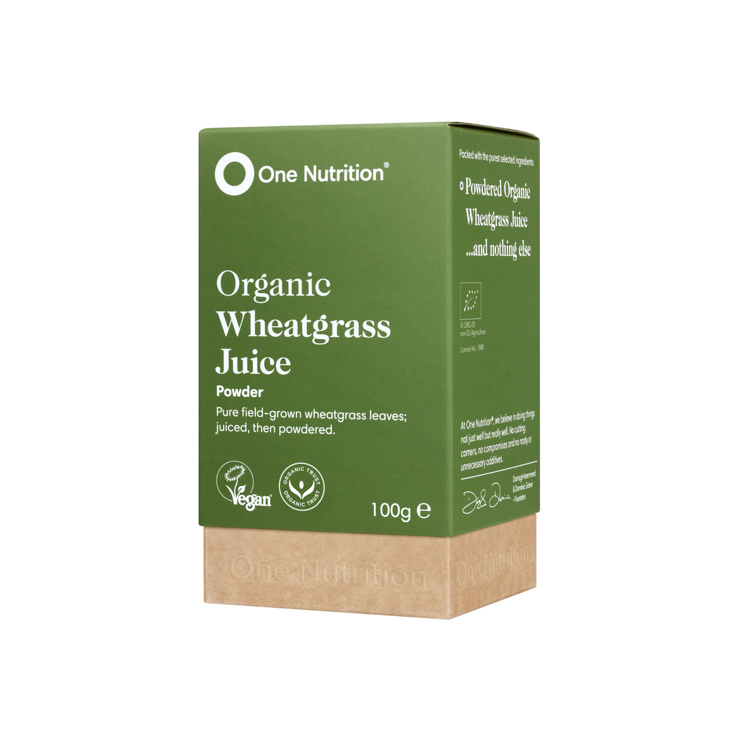 One Nutrition Ekologiškos kviečių želmenų sultys (Wheatgrass Juice) 100 g. milteliai