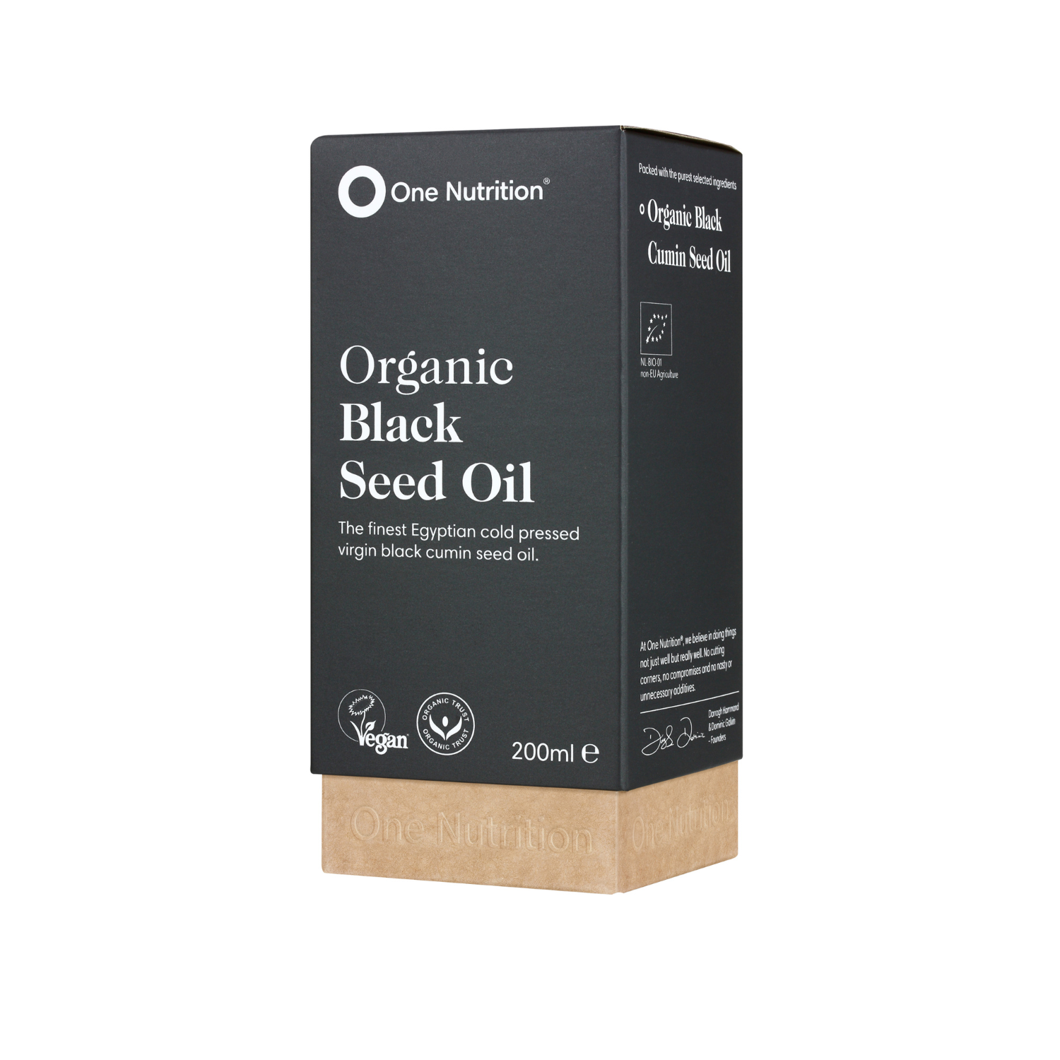 One Nutrition ekologiškas juodgrūdžių aliejus (Organic Black Seed Oil)