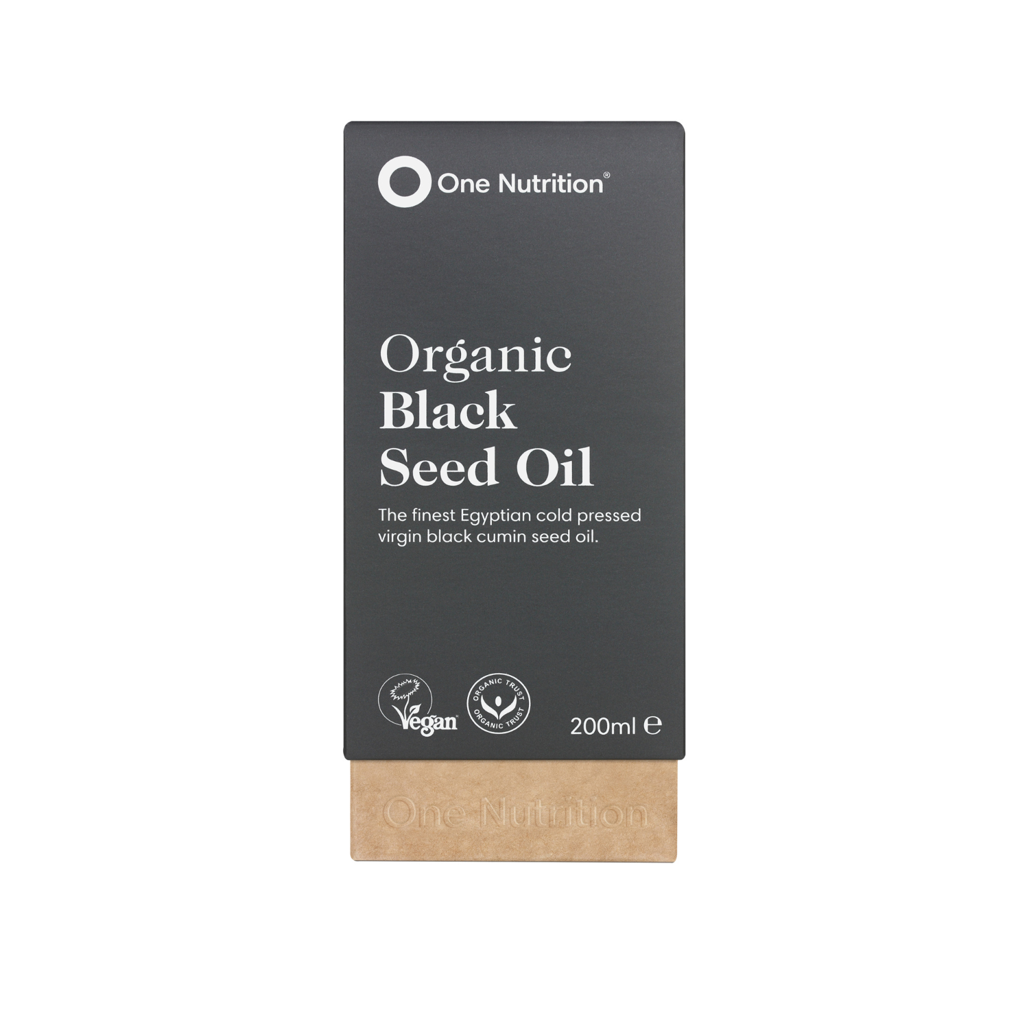 One Nutrition ekologiškas juodgrūdžių aliejus (Organic Black Seed Oil)